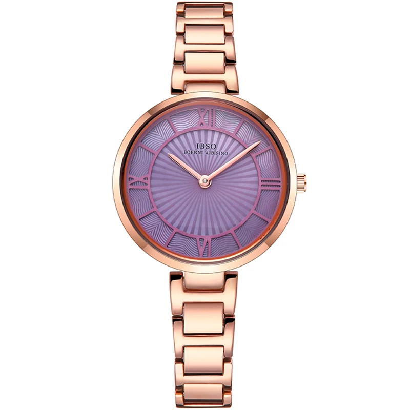 Women Top Brand Luxury High Quality Clock Dial Quartz Watch Fashion Designer Ultra Thin Rose Gold WristWatch Waterproof Watch