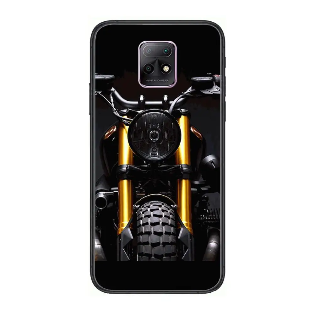

Harley Motors style Phone Case For XiaoMi Redmi 10X 9 8 7 6 5 A Pro S2 K20 T 5G Y1 Anime Black Cover Silicone Back Pretty