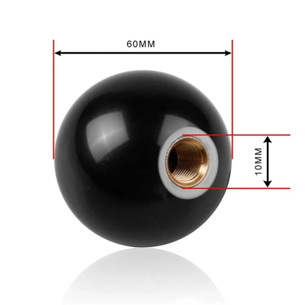 

New Hot M12*1.25 Threaded 8 Ball Billiard Round Manual Gear shift Lever Shifter Knob Car Accessories Wholesale Quick Delivery