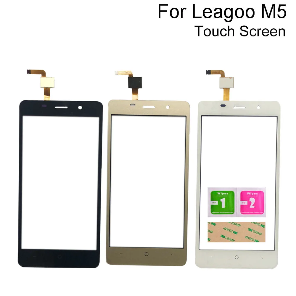 

Repair Touch Panel For Leagoo M5 Touch Screen Digitizer Panel Replacement parts Touchscreen Front Glass Lens Sensor + Sticker