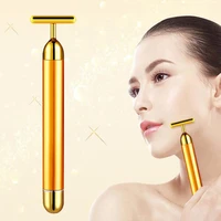 beauty health t shape vibration face lift devices facial slimming neck eye skin care massage anti wrinkle energy stick