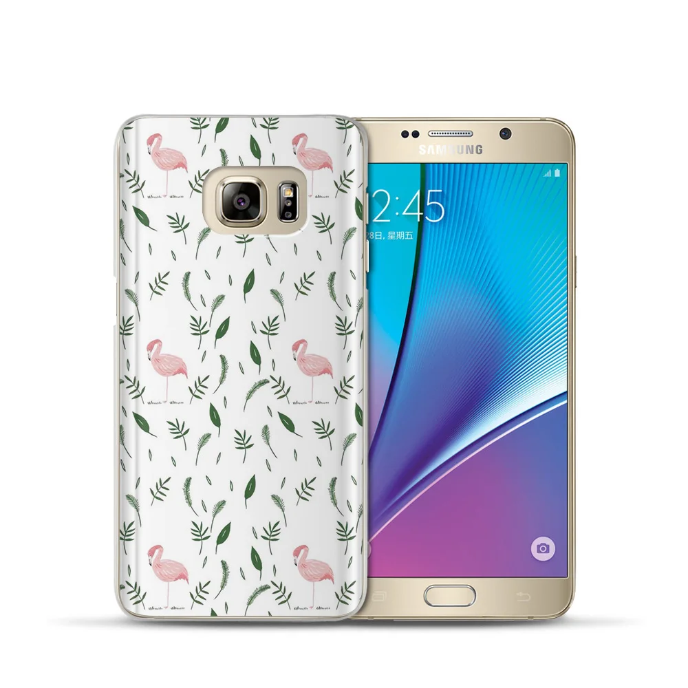 Cute Pink Red Flamingo Bird Mobile Phone Case For Samsung Galaxy S7 S6 Edge S8 S9 Plus S10E Note 8 9 Custom Printed Back Coque |