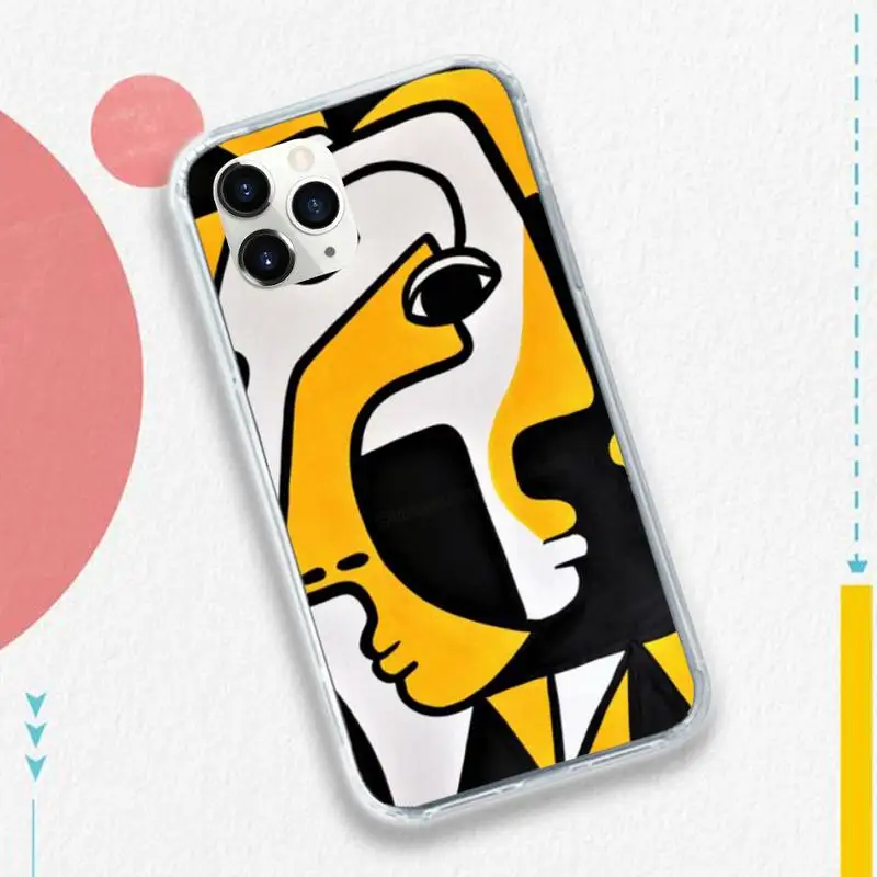 

Picasso abstract Art painting Phone Case for iPhone 11 12 pro XS MAX 8 7 6 6S Plus X 5S SE 2020 XR