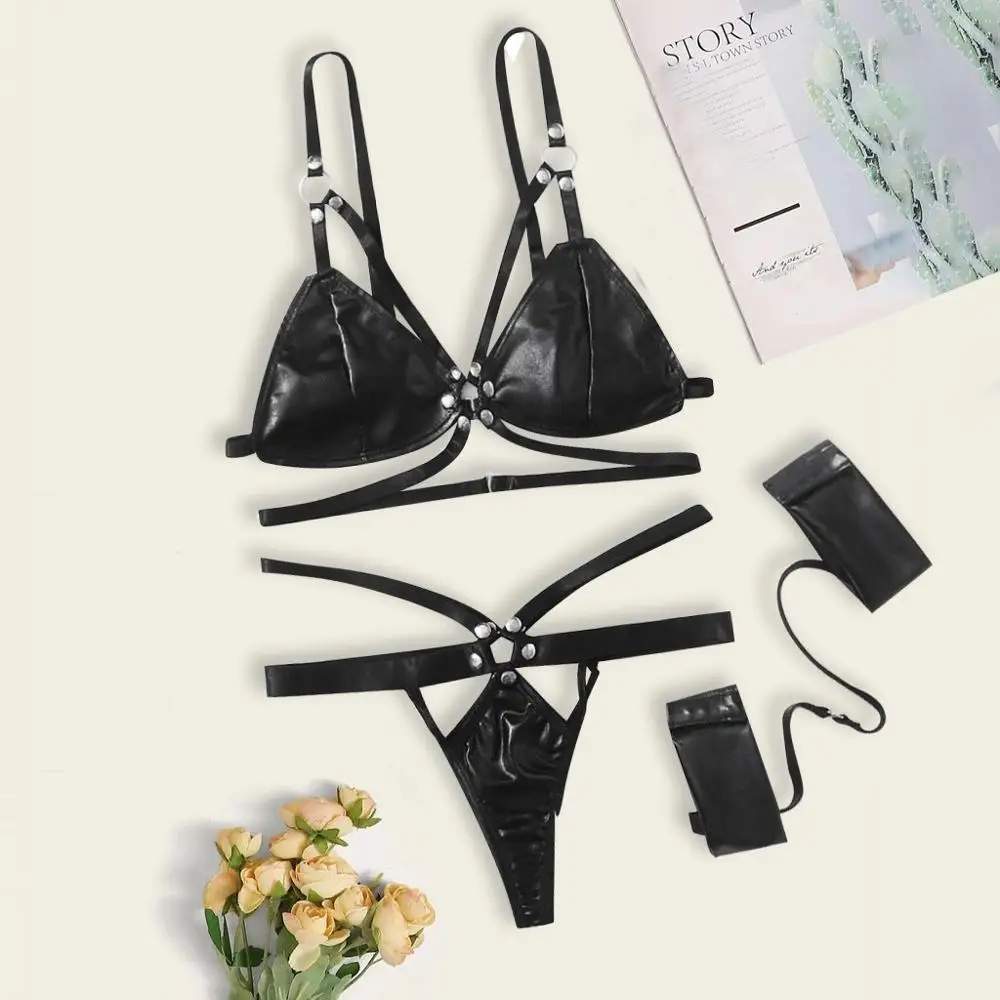 Сексуальное кружевное нижнее белье подвязки сексуальный комплект ажурный