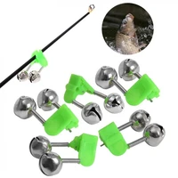 fishing tools 5pcslot bite alarms fishing rod bells fishing accessory rod clamp tip clip bell ring