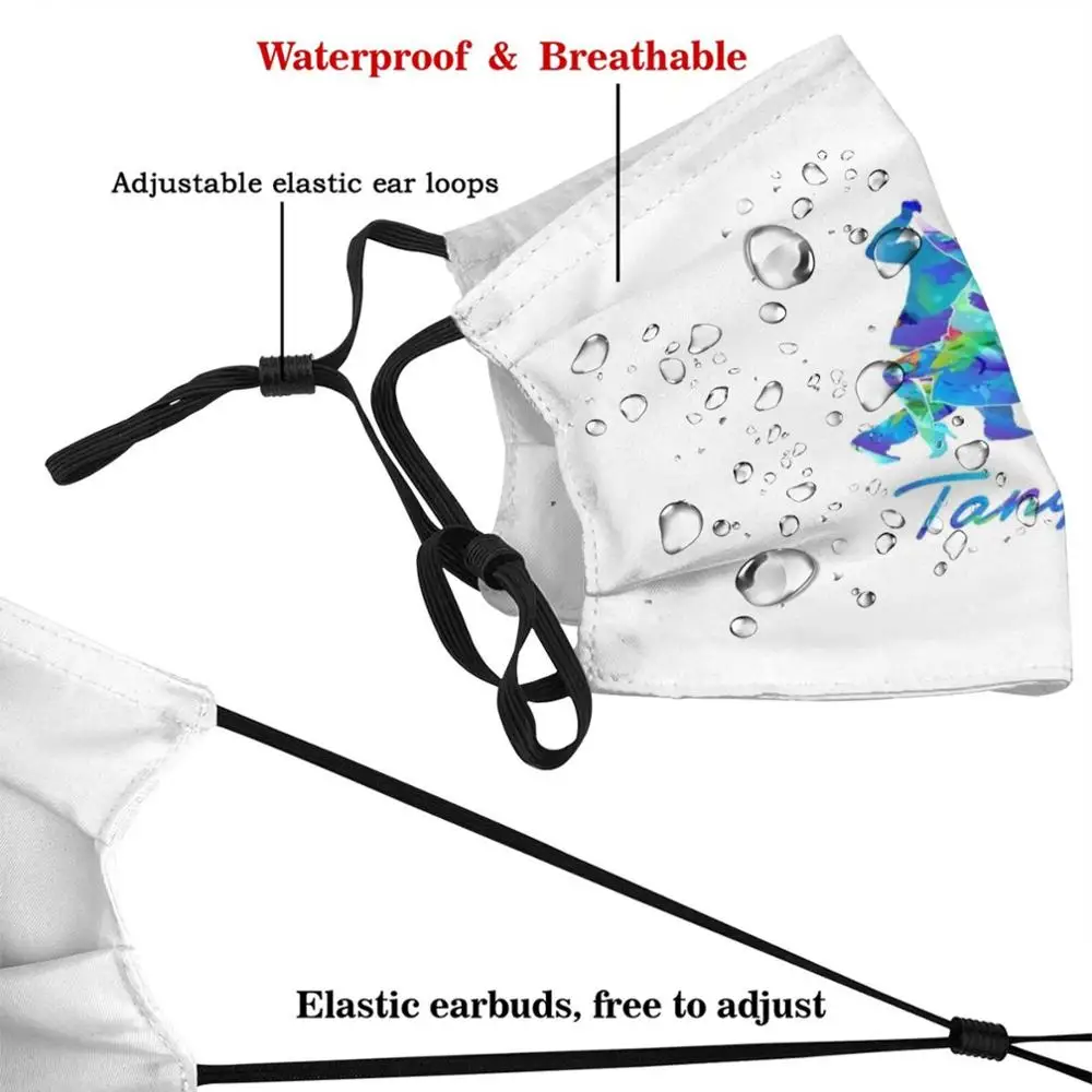 Танцор Танго s Красочные силуэты для взрослых и детей многоразовая фильтрующая
