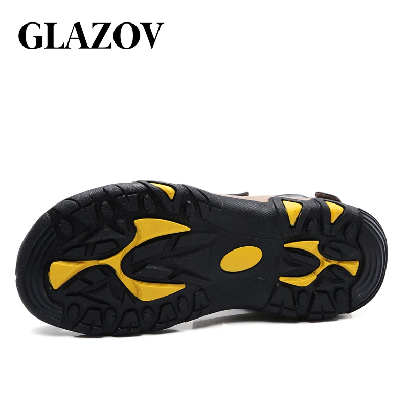 Мужские сандалии-гладиаторы GLAZOV коричневые повседневные сандалии из