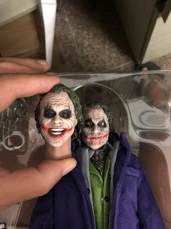 12 дюймов Бэтмен Темный рыцарь варианты Джокера настоящая одежда Ver. Joker ПВХ