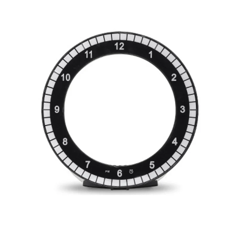 

USB LED Digital Wall Clock Modern Design Dual-Use Dimming Digital Circular Photoreceptive Clocks For Home Decoration