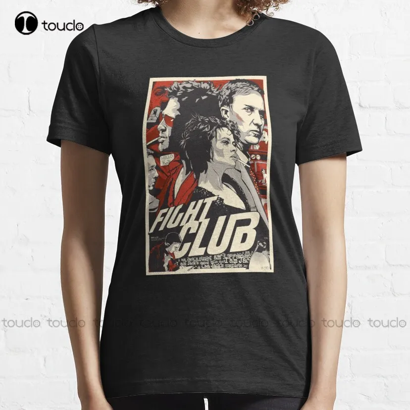 Классическая футболка для кинотеатра с рисунком Брэда Питта клуба Бойцовского