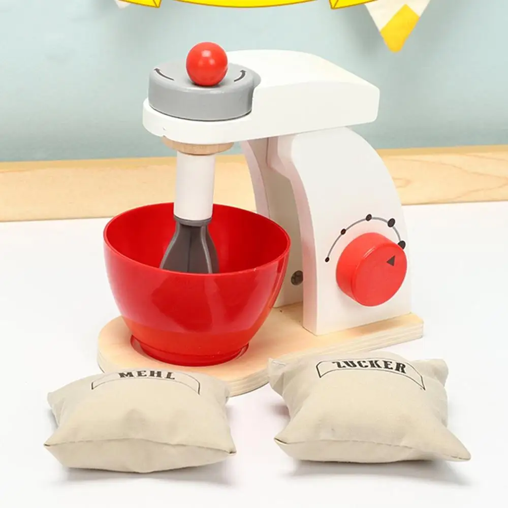 

Kitchen Wooden Play Toy Sets Pretend Tableware Cooking Baby Simulation Bread Maker Coffee Machine Cooking Utensils Gift