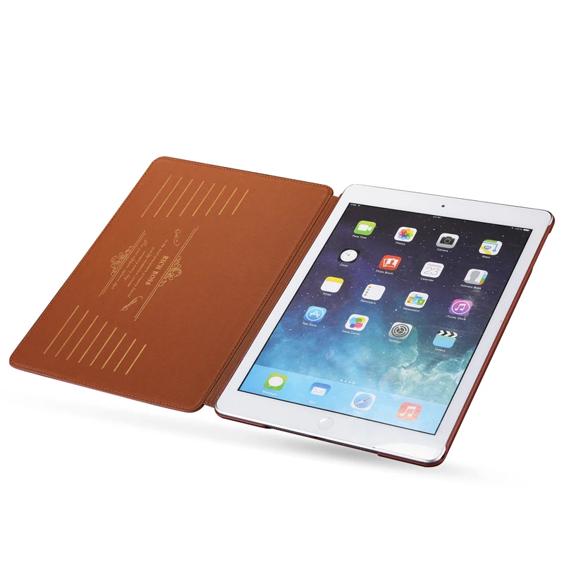 Ретро Бизнес чехол из натуральной кожи с откидной крышкой для iPad Air Air2 9," с подставкой, умный чехол Tab, чехол для Apple iPad 9,7 дюймов