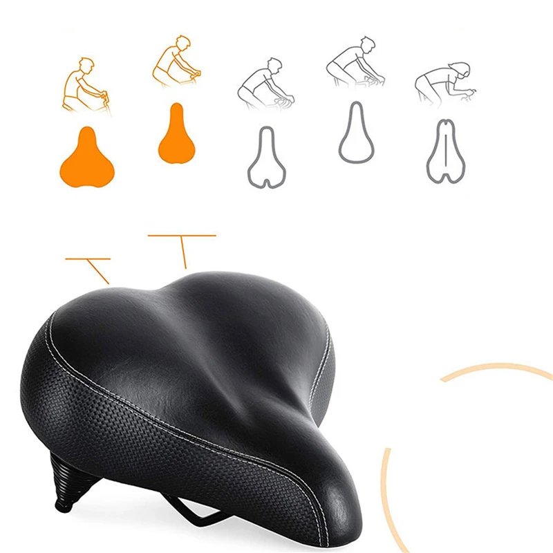 

Амортизирующее седло для горного велосипеда, дышащее, непромокаемое