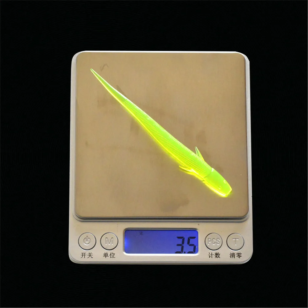 3 шт./лот бионическая Мягкая силиконовая рыболовная приманка 11 см г искусственная