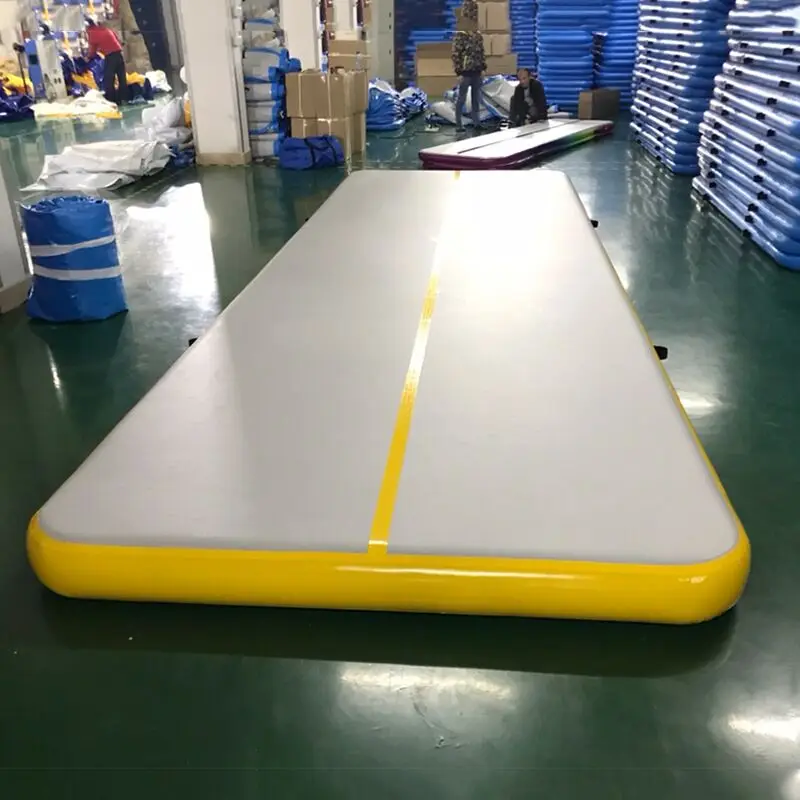 Дешево Коврик для йоги 4*2*0,2 м, надувной матрас для гимнастики