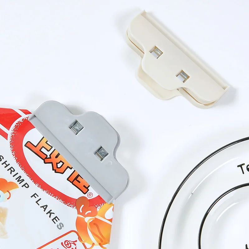 Бытовой зажим для закусок запечатывания сушеных фруктов пластиковый большой