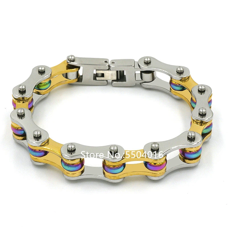 Аксессуары для мужчин и женщин Байкерский браслет панк-рок нержавеющая сталь