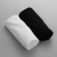 black polyester clothing accessories single sided sewing fabric adhesive lining iron on interlining sewing interlining