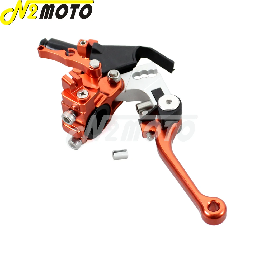 Мотоцикл Оранжевый Руль 7/8" Складные Тормозные и Сцепные Рычаги Для Honda CR80 CR85 CR125 CR250 CR500 CRF150F CRF230F 1990-2016 годов.