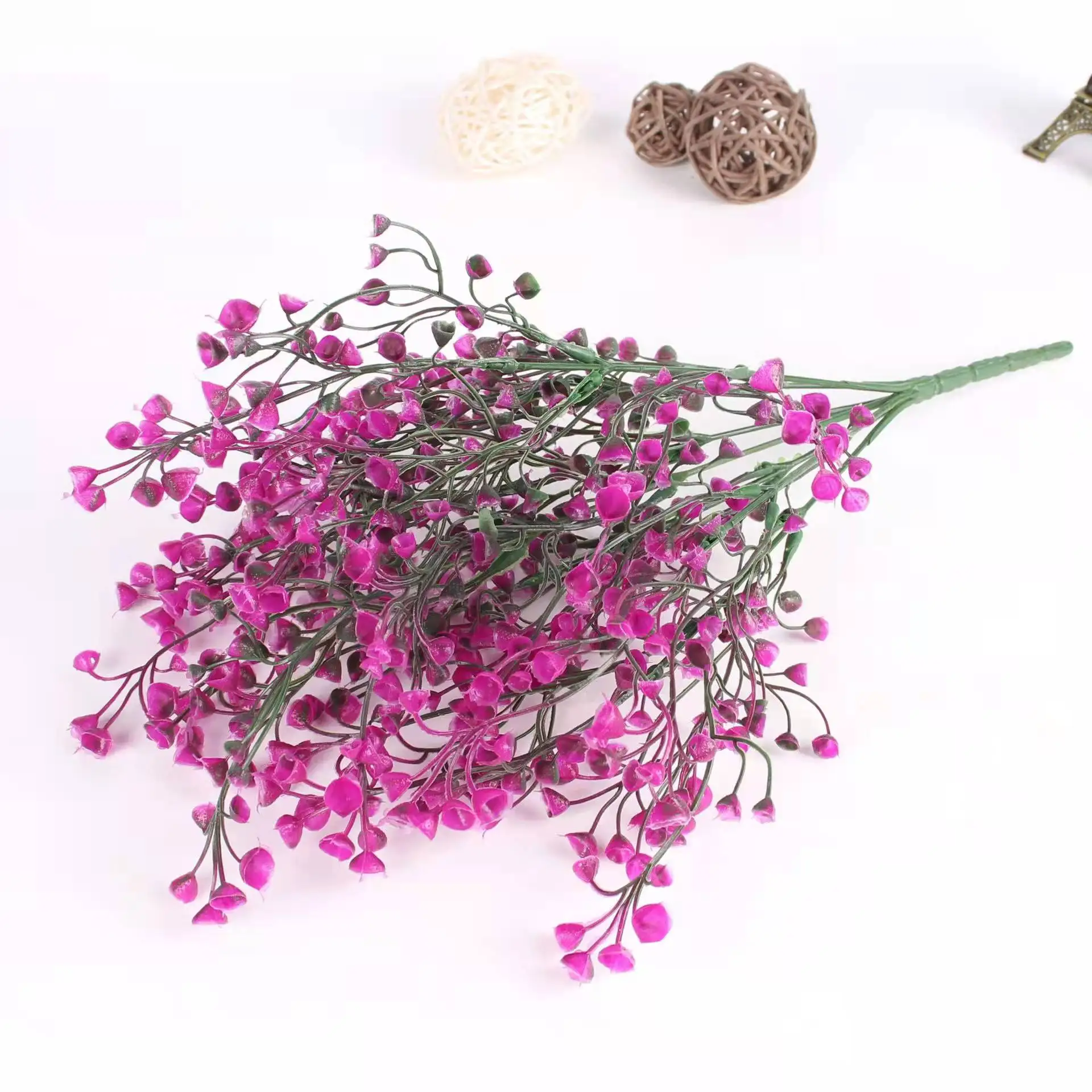 Искусственный цветок пластиковый замечательная ива украшение для дома и