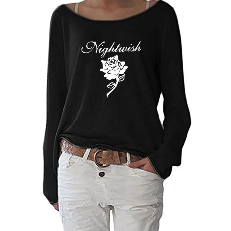 

Nightwish Imaginaerum Symphonic Metal Women Long Sleeve Funny Autumn Tops Streetwear Tshirt Women Casual Clothes