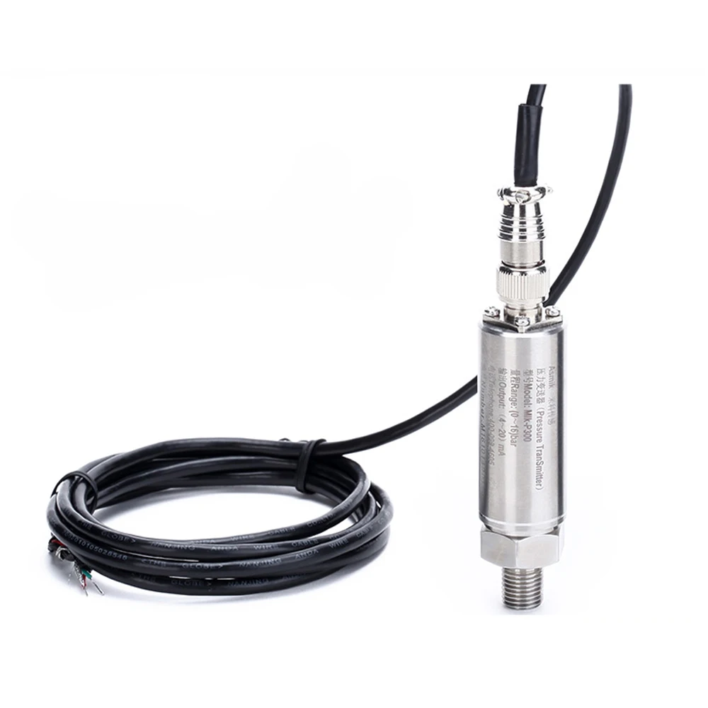 

Underwater Pressure Sensor With -0.1...0~100Mpa Range straight Line Connector Diffusion of silicon Core Pressure Sensor Water