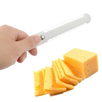 1pc plastic cheese slicer peeler wired cheese butter cutter cheese knife cooking baking tools supplies kitchen accessories