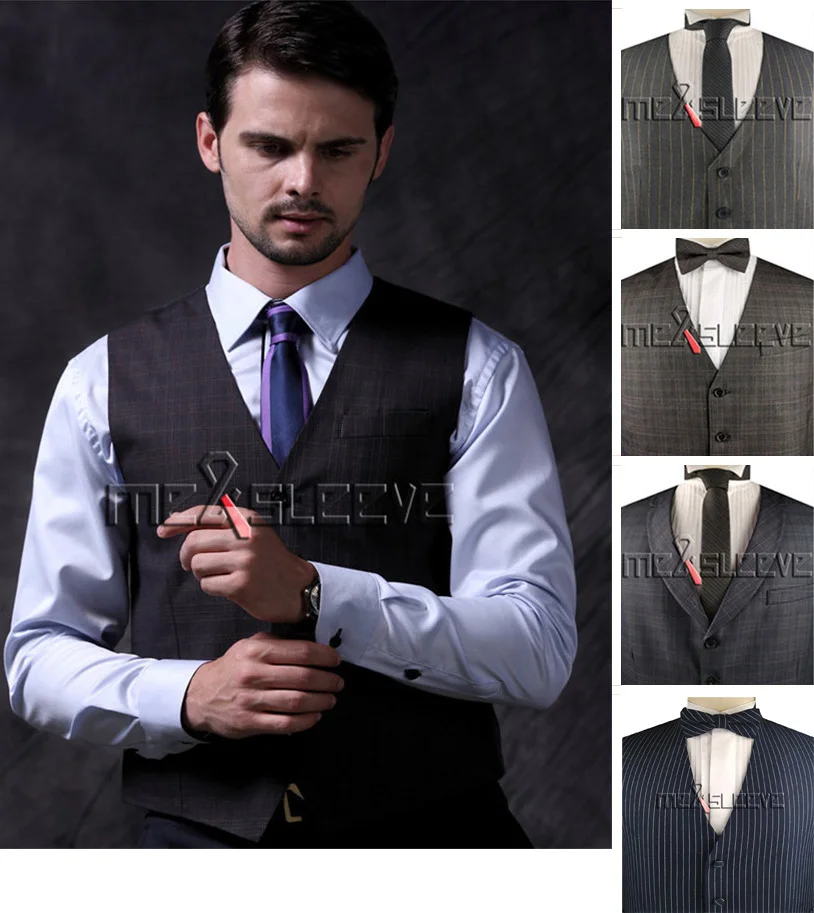 

free shipping Men's Tuxedo Suit Microfiber formal business Vest