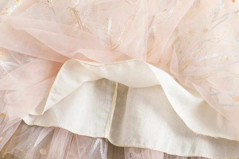 

Cute Fairy Princess Girls Dresses Short Sleeve Printed Patchwork Tutu Clothes Performance Costume Children's Party Dresses 3-10Y