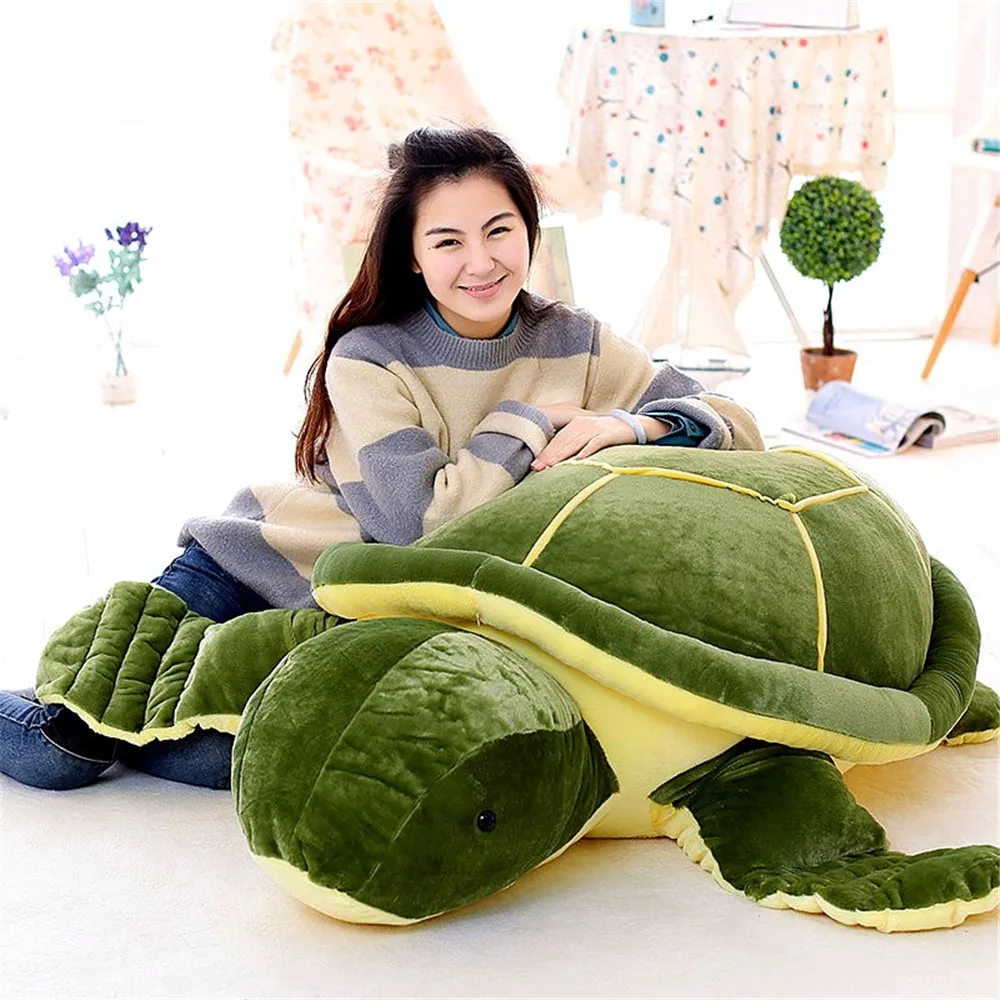 Fancytrader 59'' JUMBO Giant Plush Turtle Soft Big Animal Tortoise Sofa Bed Toy Doll Great Birthday Gift for Kids 150cm | Игрушки и