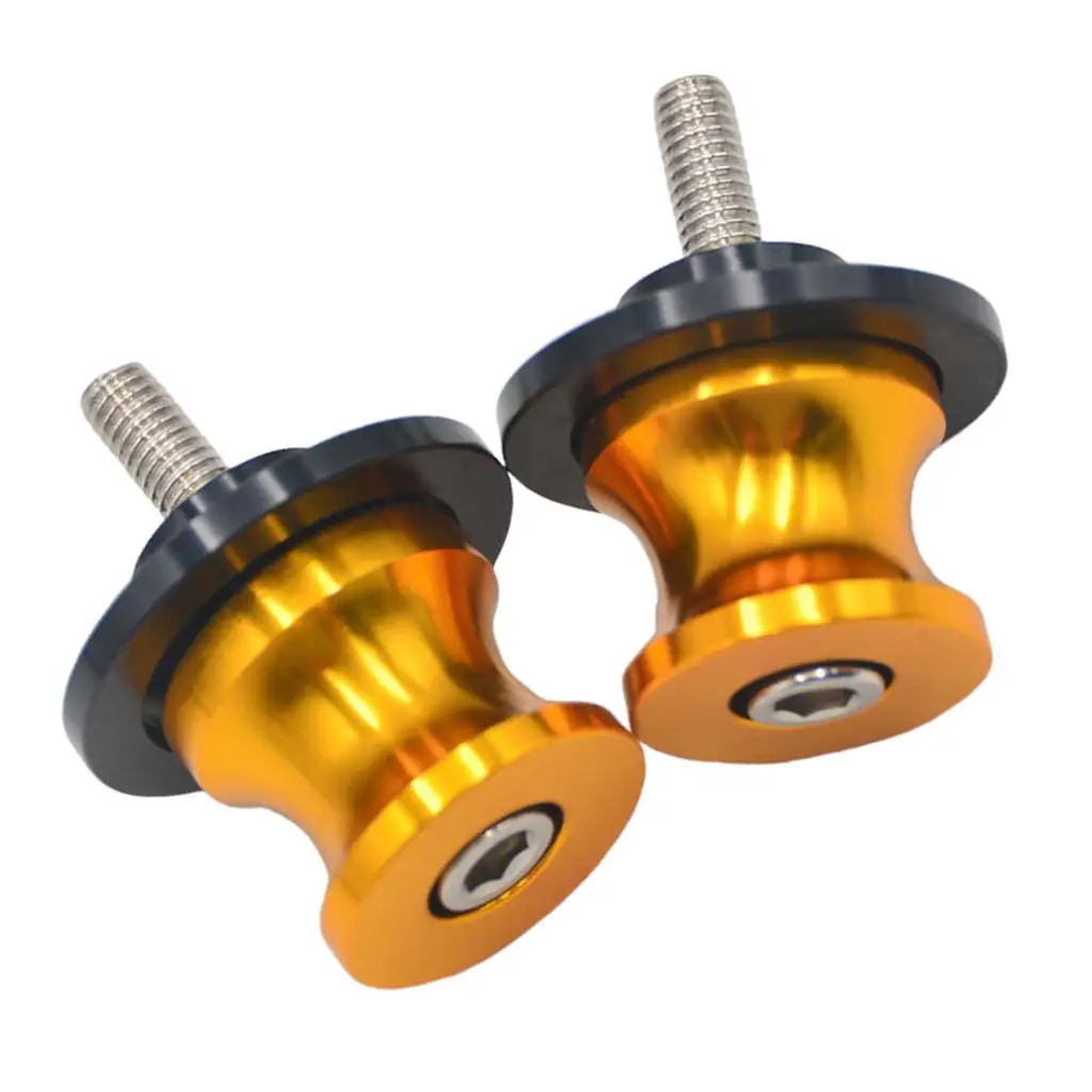 

2Pcs 6mm CNC Swingarm Swing Arm Sliders Screws Universal For Motorcycle