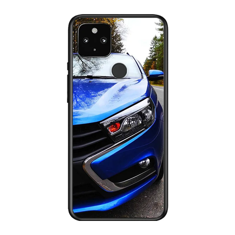 

Russia Lada Car Soft TPU Silicone Black Cover For Google Pixel 5 4A 5G 4 XL Phone Case