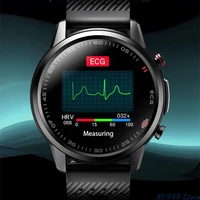 2021 new mans smart watch black alloy case motion tracking ecg laser health monitoring smartwatch suitable for men and women