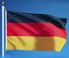 Немецкий y-образный флаг 90x150 см, подвесные черные, красные, желтые государственные флаги Европы, полиэфир, устойчивый к УФ выцветанию, немецкий баннер