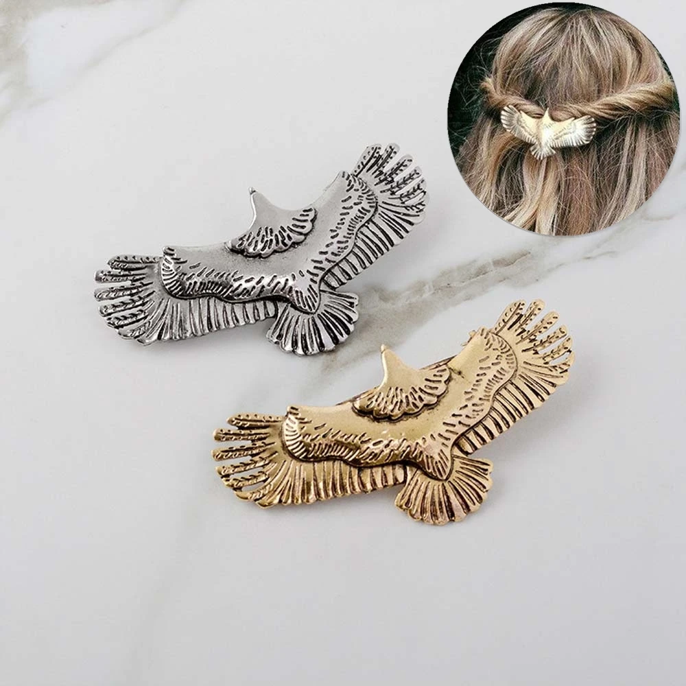 1 шт. винтажная шпилька для волос с вороном из сплава орлом женские шпильки в