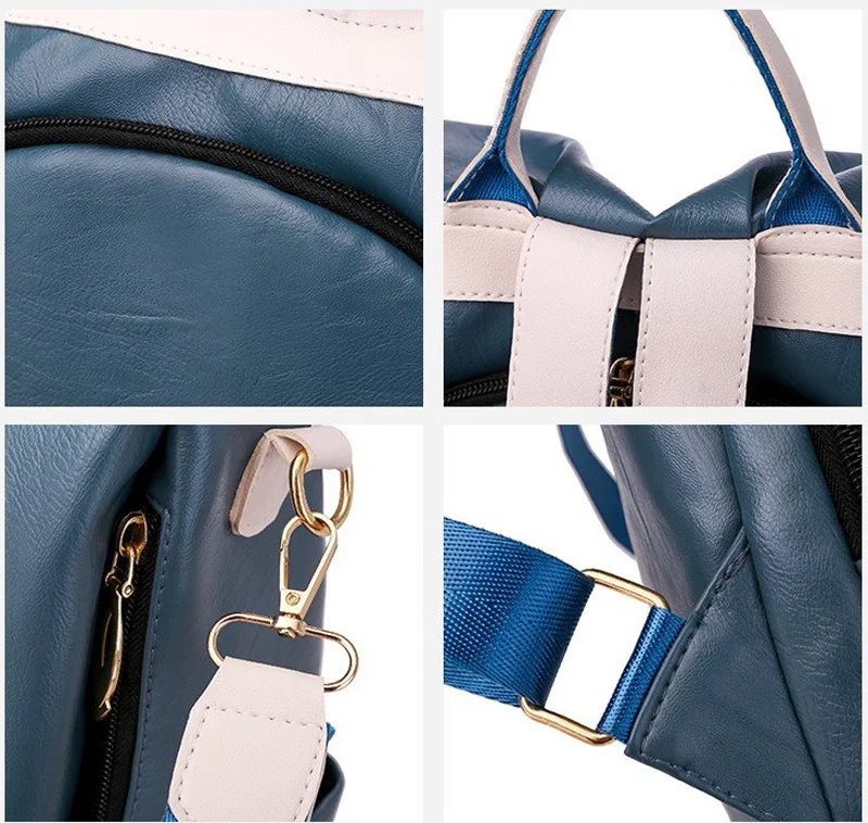 Бренд 2020 Новый Популярный мягкий Однотонный женский рюкзак Противокражные