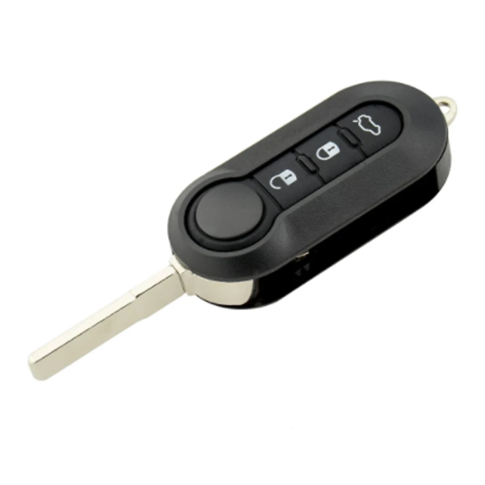 Okeytech 3 кнопки 433 МГц ID46 чип дистанционный Автомобильный ключ для Fiat 500 500L Punto Florino