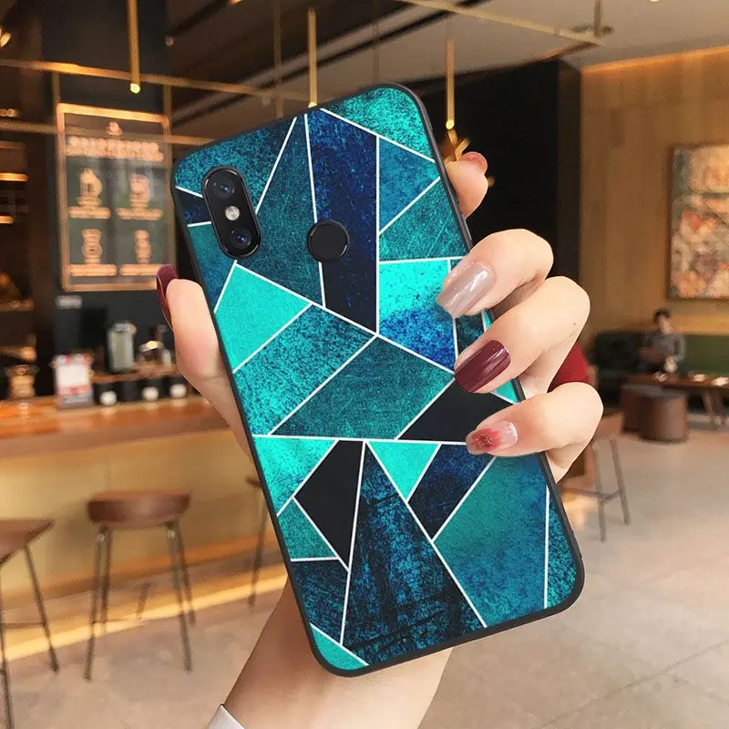 Marble pattern Photo Soft Phone Case For Xiaomi Mi MIX2 MIX2S MAX2 MAX3  F1 5 Note2 Note3 Coque Shell Coque Shell