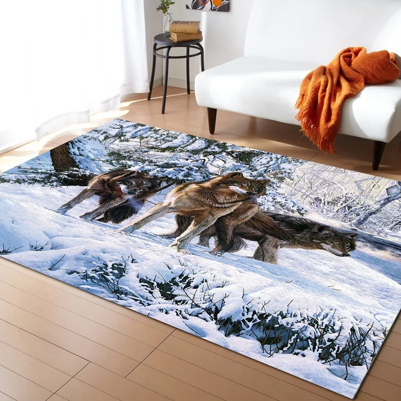 

The most fashionable wolf elk carpet house carpet bedroom carpet living carpet children's bedroom carpet