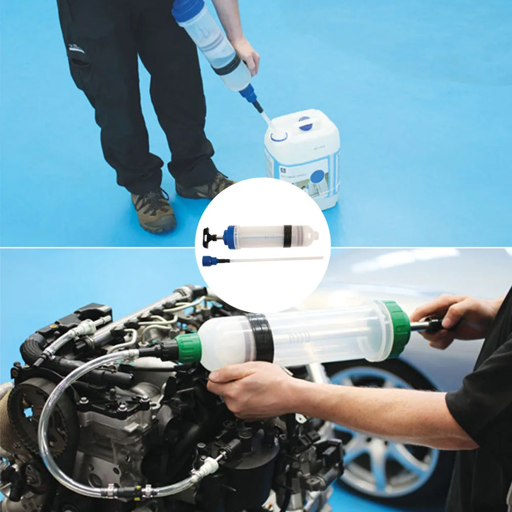 

Vacuum 1500ml Fuel Multifunctional Car Easy Use Brake Fluid Cooolant Filling Pump Engine Oil Extractor Transfer Automobile