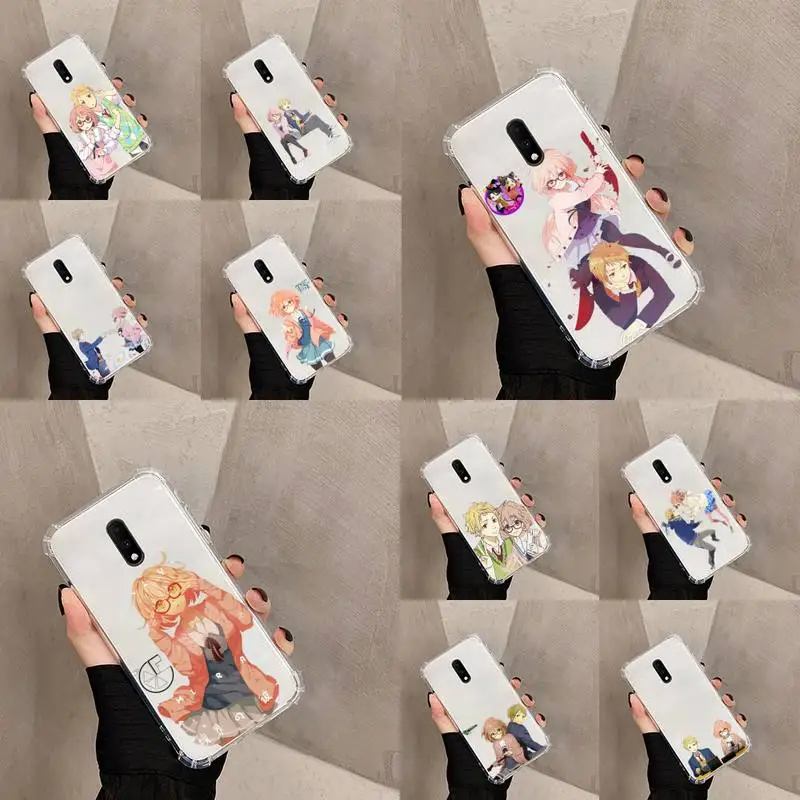 

Kyoukai no Kanata couple Phone Case Transparent For OnePlus MEIZU MEITU M 7 8 9 16 17 T PRO XS moible bag Shell Funda coque