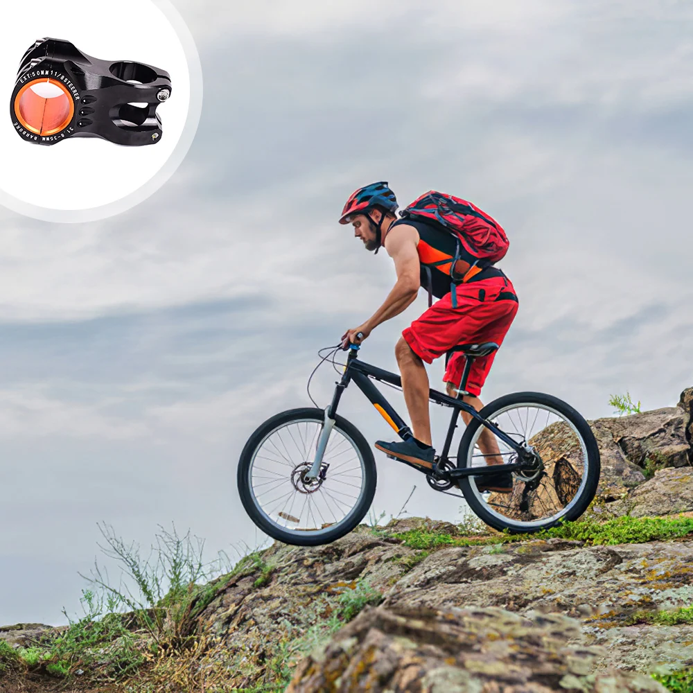 

Fast Shipping Bike Stem Bike 7075 Alloy Material Forged Stem Bicycle Riser Stem MTB Road Bike 50mm Angle 17 New 2021