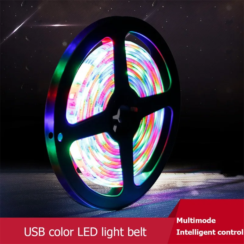 WPD LED Smart Remote Control Light String With RGB16 Color Adjustable Background Wall Bedroom Bathroom Waterproof | Светодиодная