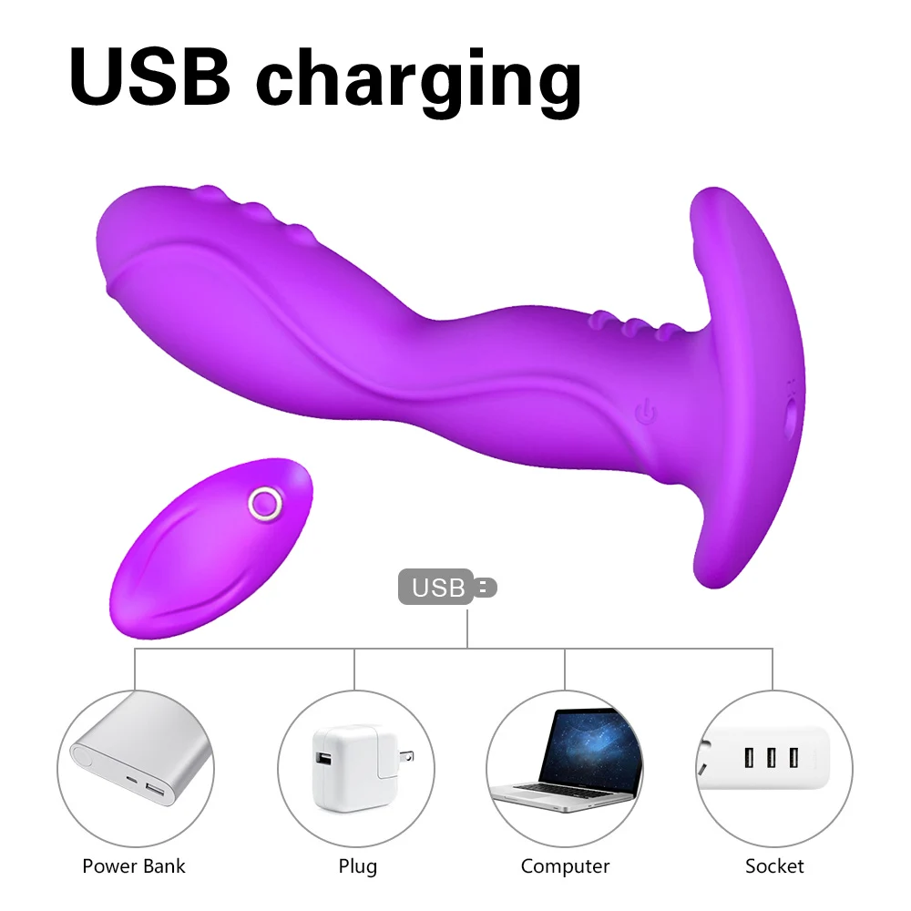 Wireless Remote Dildo Vibrator Adult Toy For Women Masturbator USB Rechargeable Heating Anal Vaginal Stimulator Sex | Красота и