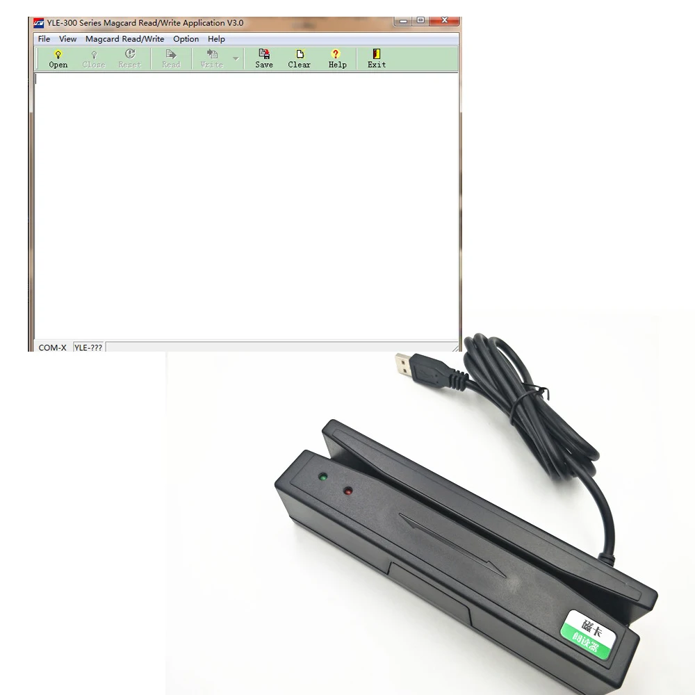 Универсальный 2 х Трековый считыватель штрих кодов двунаправленный карт