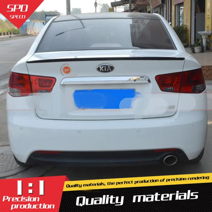 Спойлер заднего крыла для Kia Forte высококачественный спойлер из АБС-пластика
