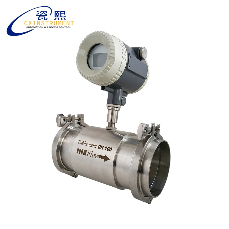 

Factory high precision stainless steel insert turbine flow meter sensor