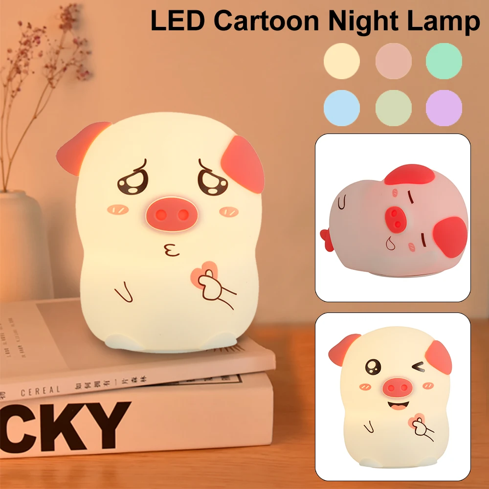 Светодиодный ночник с рисунком из мультфильма светодиодный сенсорный