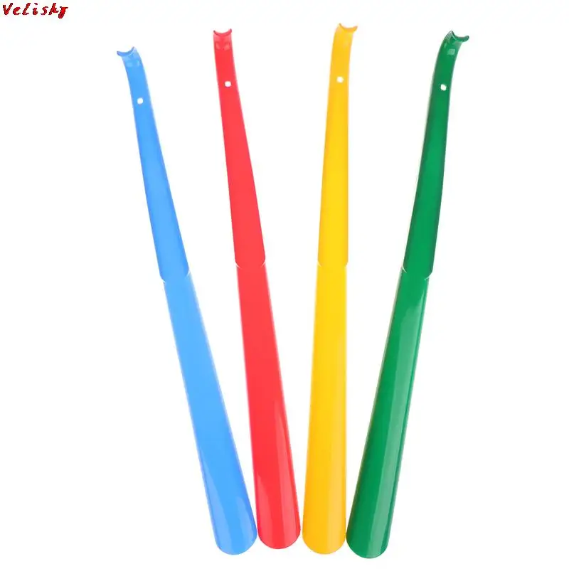 Пластиковый сверхдлинный рожок для обуви 16-59 см помощник с длинной ручкой