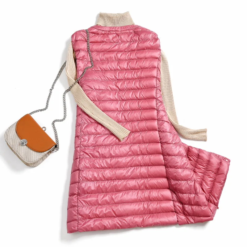 WSYORE светильник пуховик нового размера плюс для женщин тонкий длинное